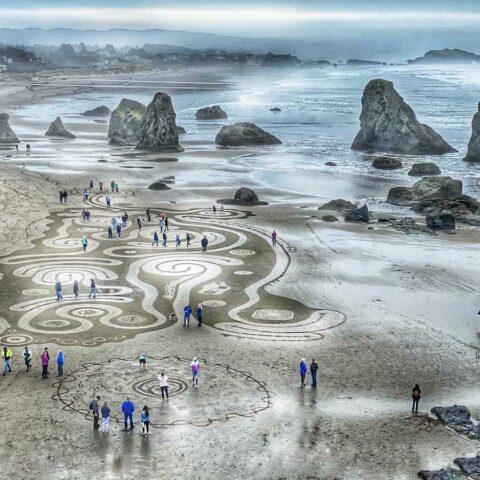Bandon Labyrinth (7" x 8.25")
