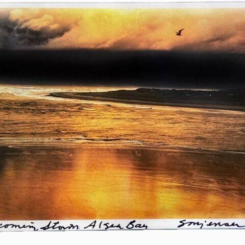 Incoming Storm, Alsea Bay: The Golden Pause